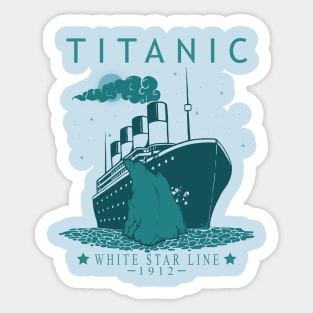 white star line Sticker